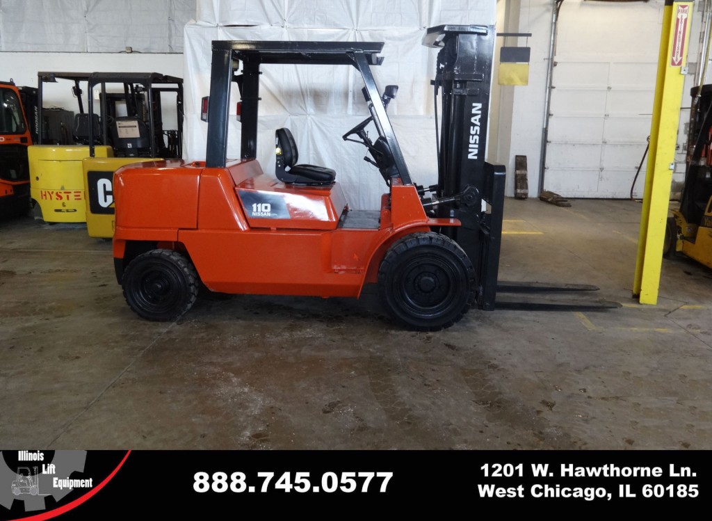 2008 Nissan JDP110 forklift on sale in Texas