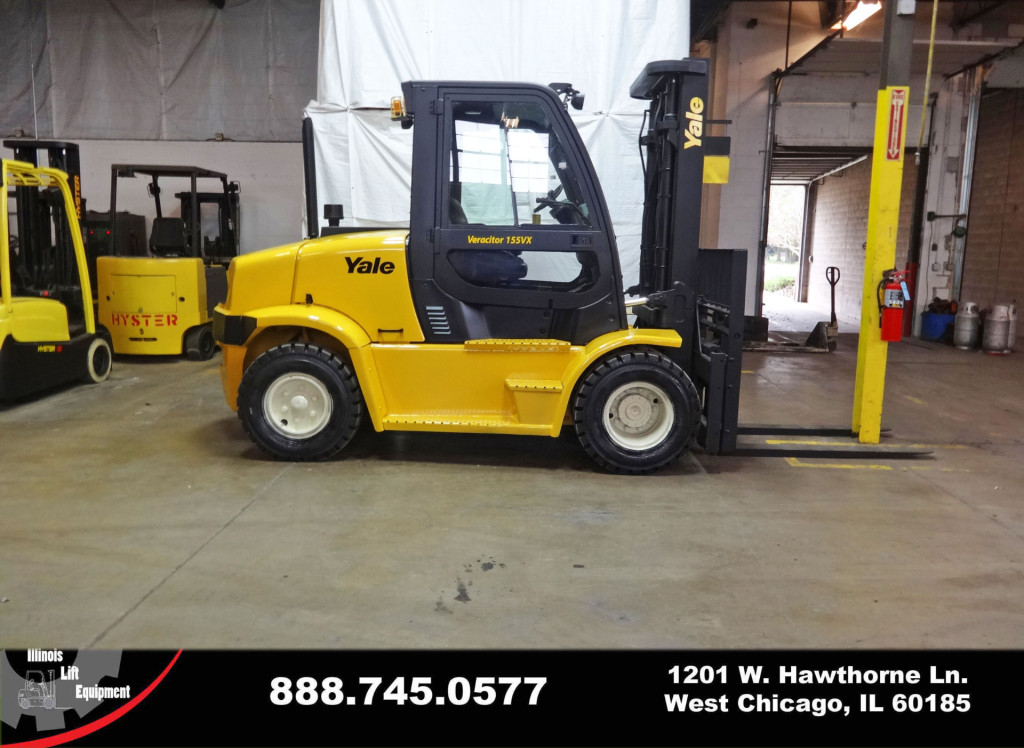 2008 Yale GDP155VX Forklift on Sale in Texas