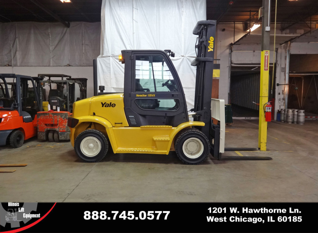  2008 Yale GDP135VX Forklift on Sale in Texas