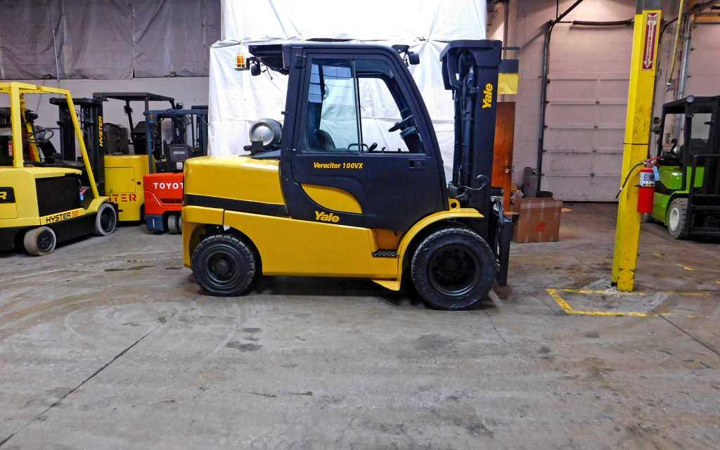  2009 Yale GLP100VX Forklift on Sale in Texas