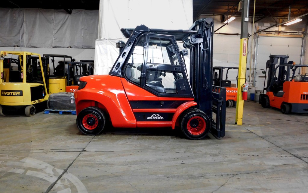 2010 Linde H80D Forklift on Sale in Texas